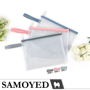 Tas Dokumen / Alat Tulis / Document / Stationery / Travel Zipper File Bag A5 Samoyed DCB-MH-A5