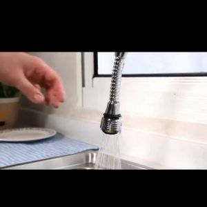 Keran Dapur Faucet Booster Sambungan Adapter Adaptor Leher Angsa Fleksibel Kran Wastafel Shower