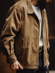 MADEN | Retro Corduroy Harrington G9 Jacket Mens Spring