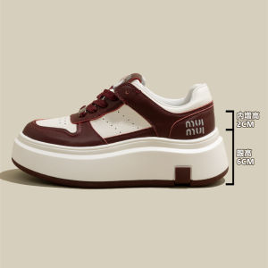 Red Sports Casual Womens Shoes Thick Bottom Leisure Fashion Foot Show Spring Summer Autumn Winter Seasonal Rubber Outsole