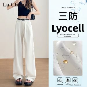 La Chapelle | Triple Protection Lyocell Tencel Wide Leg Denim Pants