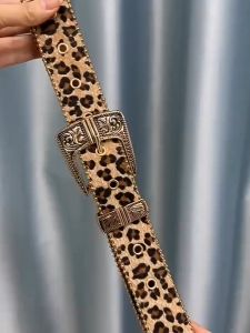 BGS-533 Ikat Pinggang Wanita / Ikat Pinggang Motif Leopard / Sabuk Y2k Belt