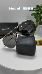 Fashion frog sunglasses Classic Sunglass for Men Aviator Metal Frame Outdoor Sports Anti-UV Driving Sunglasses PLiot Glasses8585
