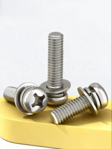 BAIRUITE | Round Head Cross Screws 304 Stainless Steel Bolt Set