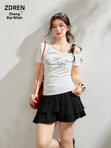 ZHANGDAREN | Trang Phục Thời Trang Tính Duyên Dáng Phong Cách Hàn Quốc Cỡ Lớn