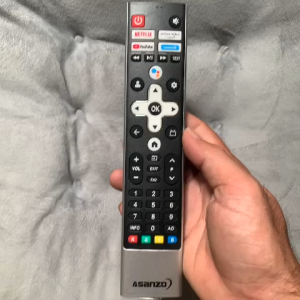 Remote điều khiển tivi ASANZO Mã 12 Giọng nói - Tặng kèm pin - T&U Remote