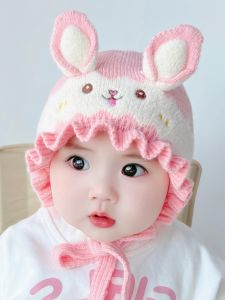 ZHIYADU | Knitted Wool Baby Girl Hat for Winter Autumn Infants