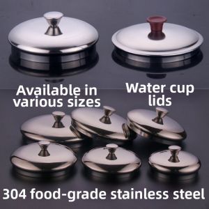XIANXINGREN | Dustproof Round Durable Stainless Steel Cup Lid