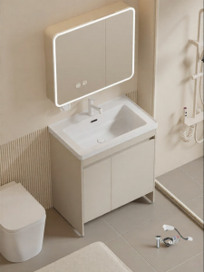 NIUNAISI | Bathroom Cabinet Integrated Sink Combination Deeper Ceramic Sink