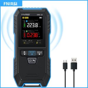 FNIRSI | Máy Dò Bức Xạ Điện Từ 4 Trong 1 FNIRSI ERD-10 Thiết Bị Cảnh Báo Liều Lượng Cá Nhân Với Máy Đo Tần Số Vô Tuyến EF/MF Để Đảm Bảo An Toàn Sức Khỏe