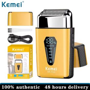 Kemei Hair Trimmer Electric Beard Shaver Professional Beard Trimmer Hair Trimmers Mini Shaving Machine for Men KM-T123
