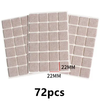 8 Styles Thicken Self Adhesive Felt Chair Leg Pads Floor Protectors Furniture Legs Table Leg Covers Round Bottom Anti-Slip Pads