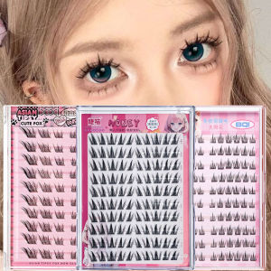Dorisna 10 Rows Self Adhesive False Eyelashes Large Capacity Multiple Styles Eyelash Extension Sunflower Anime Eye Fox Style False Eyelashes Cluster Lashes Makeup