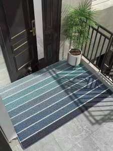 Anti-Slip Dust-Proof Villa Entrance Mat Luxury Home Door Mat Silk Circle Foot Pad Living Room Decor Daily Use Household Item