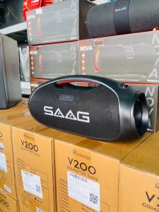 ลำโพงบลูธูท SAAG รุ่น STORM-ES244A(กันน้ำไฟRGB)เสียงดี เบสหนัก ประกัน 1 ปี