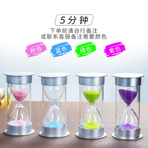 Sand Clock Timer Kids Anti-Fall Plastic 25/30/60 Minutes Dedicated Time Management for Self-Discipline Learning Quicksand Bottle
