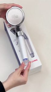 Bộ đầu vòi sen tắm 3 chế độ bằng thép không gỉ có lõi lọc TAFUCO LIVING shower head with filter