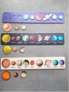 Mô Hình Hệ Mặt Trời Gỗ 8 Hành Tinh Giáo Dục Sớm Cho Trẻ Em Đồ Chơi Giáo Dục Trí Tuệ Mô Hình Hệ Mặt Trời Cảm Biến