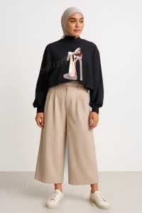 SWEATER KROP HIGHIL ATASAN WANITA DEWASA