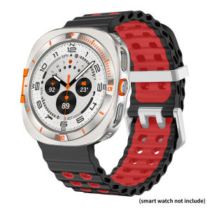 Alloy Metal Case+Band for Samsung Galaxy Watch Ultra 2025 47mm Sport Silicone Band Cover Protector for Galaxy 7 Ultra Correa