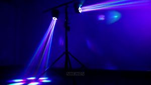 SHEHDS LED Beam & Wash 6x15W RGBW 4IN1 Bees Eye Moving Head Light: Ultimate Dance Floor Lighting Solution
