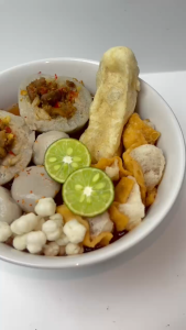 1 Bungkus Baso Aci Usus Pedas Ekonomis Kuah Kaldu Food Isian Usus Pedas Instan