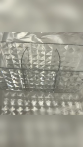 3 Grid Acrylic Storage Box Clear Pen Holder Desktop Organizer Makeup Brush Stand Desktop Pen Holder Office Desk Storage Shelf