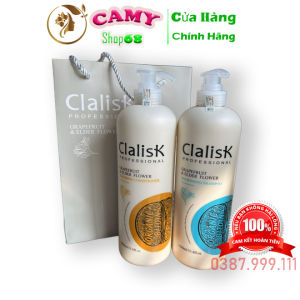 [FreeShip Max] Cặp Dầu Gội Xả Bưởi Clalisk 1000ML Giảm Rụng Tóc Phục Hồi Tóc Hư Tổn Khô Xơ [Chính Hãng] Camy shop68