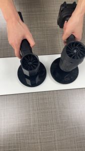 Booster Turbofan Blade Blower 45000RPM Infinitely Variable Speed 1200g Strong Thrust Longer Endurance Replaceable Battery High-Power Strong Wind Fierce Fan Portable Handheld Brushless Blower Suitable for Multiple Scenarios and Functions