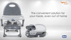 Chicco Pocket Snack Pocket Booster Baby Seat Kursi Makan Bayi