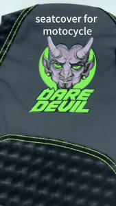 YDS#NON-GARTERIZED hipster concept Liha texture LOGO Motorcycle Seat Cover:Small/Medium/Aerox/Nmax