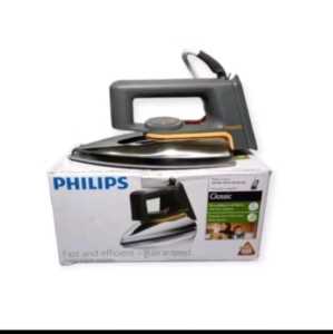 Setrika Philips Original Terlaris Setrika Kering Classic HD1172/99-Hitam Tapak Anti Lengket Setrika Philips gosokan Philips
