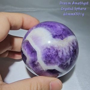 Natural Quartz Dream Amethyst Crystal Ball/梦幻紫水晶球/Chevron Amethyst Sphere/天然水晶梦幻虎牙紫水晶能量球摆件/Dream Amethyst Crystal Sphere