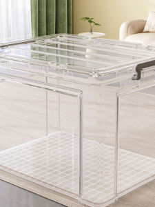 Thickened Large Capacity Transparent Plastic Storage Box for Clothes Home Use Toy Organizer Box Wardrobe Storage Solution