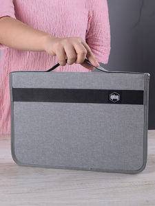 Oxford Cloth PVC Hardshell Protective Case A4 Certificate Document Folder Portable Box Bag for Business Use Document Storage