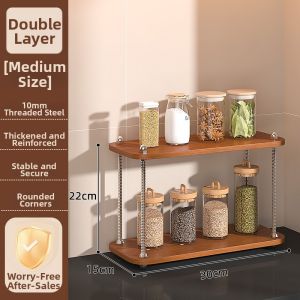 Vintage Corner Multi-layer Spice Rack