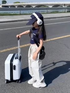 ชุดเซ็ต SweetKids พร้อมส่งจากกทม กระเป๋าผ้าเสื้อแฟชั่นเด็กผู้หญิง เสื้อแขนสั้นและกางเกงขายาว ฟ้าขาว 2 ชิ้น