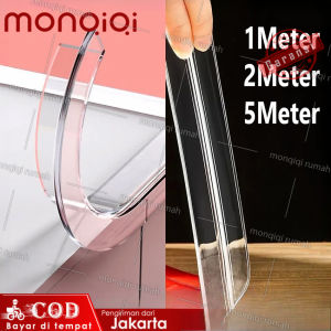 5 Meter Lis Bumper Strip Pinggiran Meja Pelindung Tepi Meja / Karet Silikon Pengaman Sudut Bayi