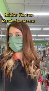 QUICKER FLAT IRON 8121 (ROUND) | 819A -BIG PLATE