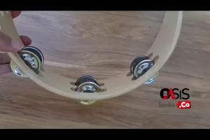 HP302 Tambourine - เคลือบกันน้ำ แทมบูรินไม้ที่ดี แทมโบริน แทมโบรีนไม้ แทมบูรีน แทมบูรีนไม้