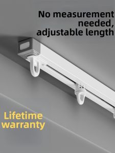 SHELIANKE | Side Mounted Silent Extensible Curtain Track