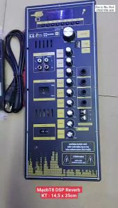 Mạch loa kéo T8 Dsp Reverb Cặp Mic Khống Dây dùng tốt cho thùng Bass 30 hoặc 40 đơn 20 đôi