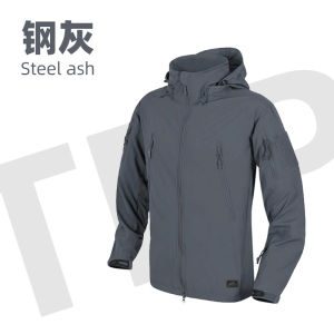 Helikon Trooper Lightweight Waterproof Shell Jacket Spring Autumn Thin Soft Shell Clothing Windproof Warm Outdoor Gear