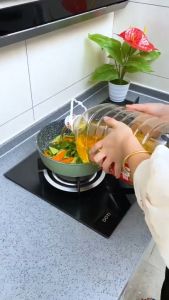 Botol Minyak Kaca 630ML Tempat Minyak Goreng Kaca Botol Kaca Kecap Cuka Oil Pot 630 ml