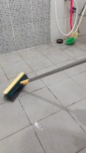 Sikat Pembersih 3 in 1 Cleaning Brush Broom Mop - UR378 - Green/Yellow