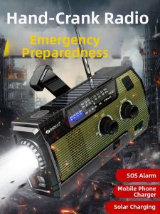 SHENYU | Solar Hand Crank Radio and High Brightness Flashlight