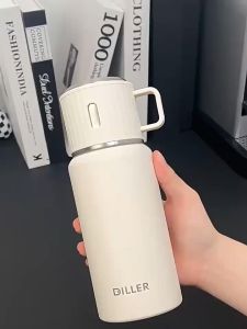 Dillerแท้% เก็บรักษาความร้อน 48 ชั่วโมง ขนาด500-730ml ถ้วยเก็บความร้อน 316 ถ้วยน้ำวัสดุเกรดอาหารพร้อมฟังก์ชั่นกรองขวดน้ำ
