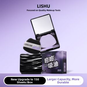 lishu | Oil Absorbing Blotting Papers with Powder Puff