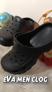 Sandal Clog Lelaki EVA Waterproof Anti Slip Lightweight Kasut Kerja Waiter Size 40-48 XL | Men Clogs