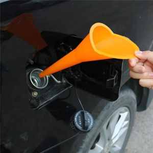 Corong Oli Panjang Corong Minyak Bensin Air Serbaguna Corong Plastik Untuk Motor / Mobil